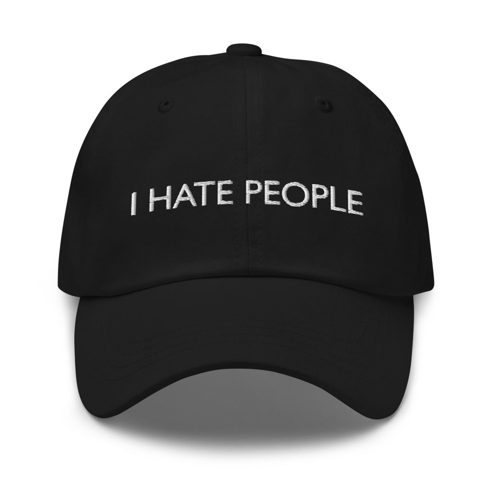 I HATE PEOPLE Baseball Cap