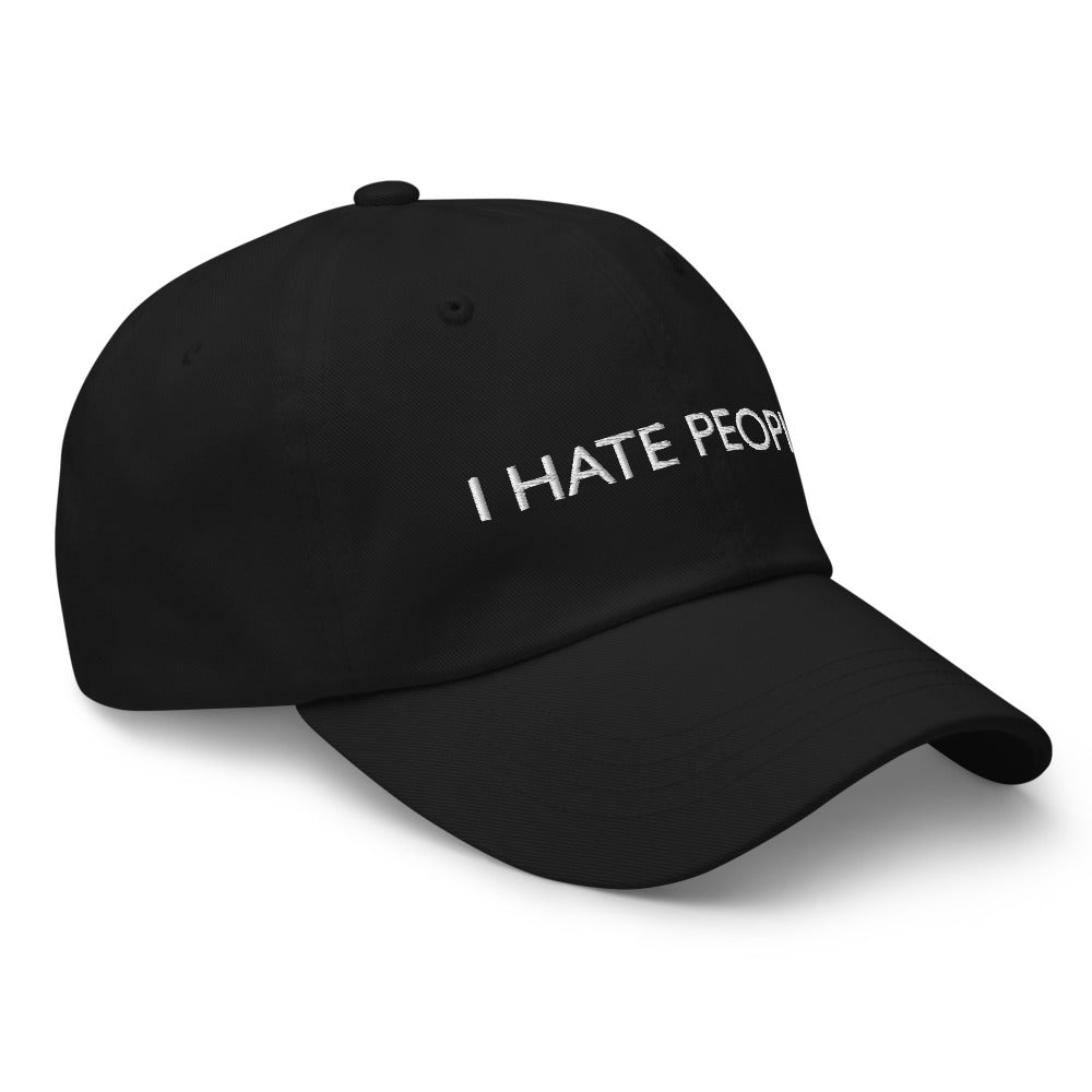 I HATE PEOPLE Baseball Cap