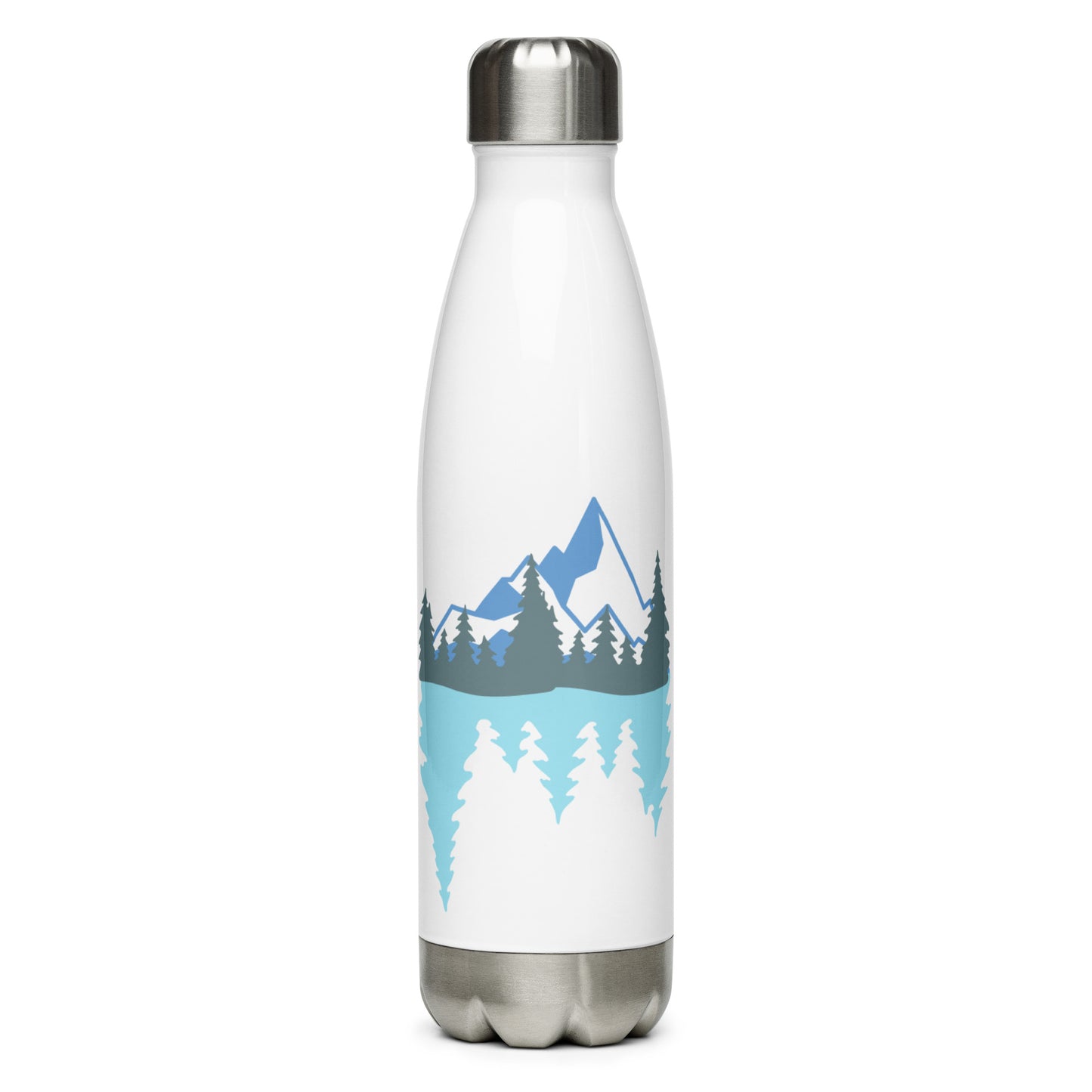 Mountain Stainless Steel Water Bottle