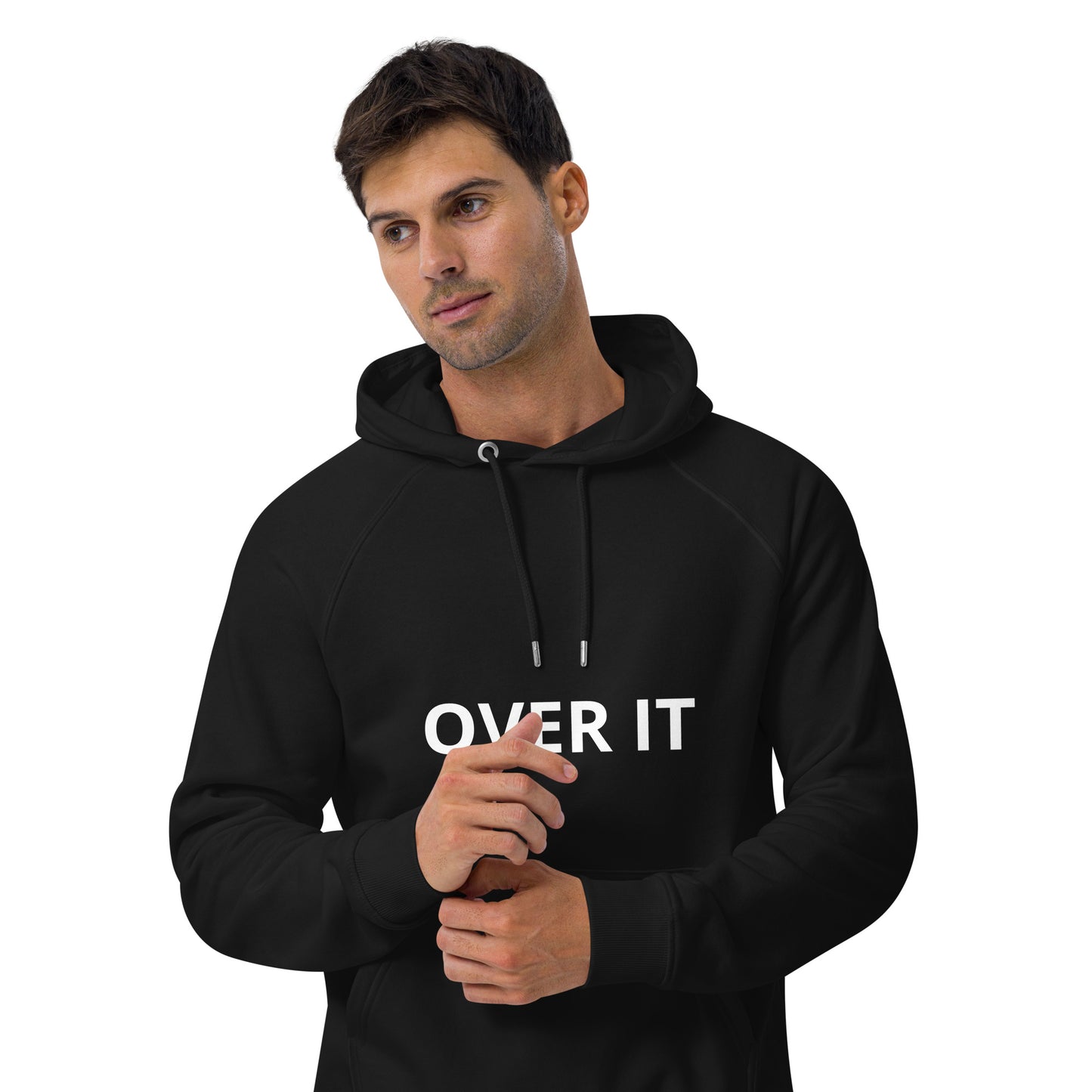 OVER IT Unisex eco raglan hoodie