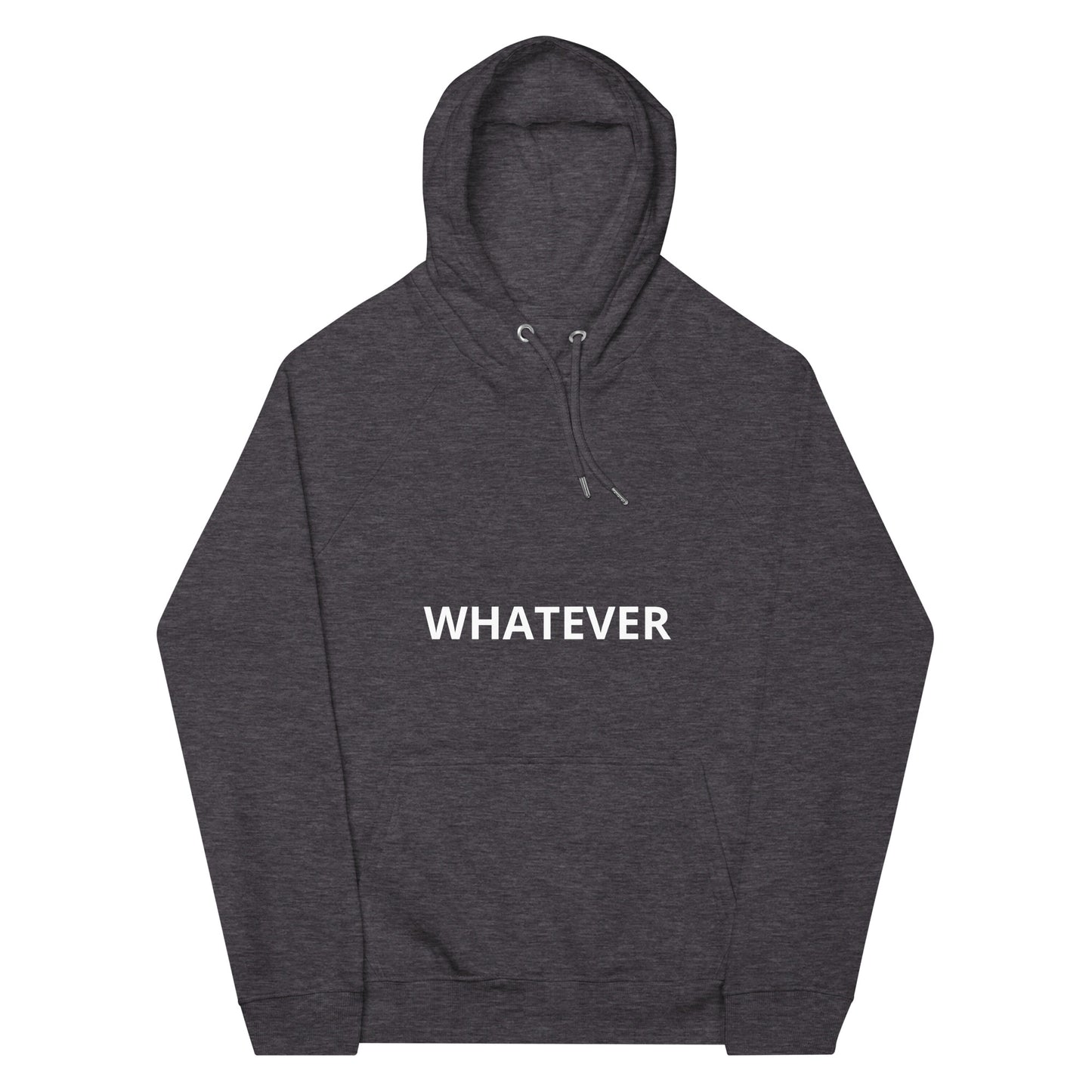 WHATEVER Unisex eco raglan hoodie