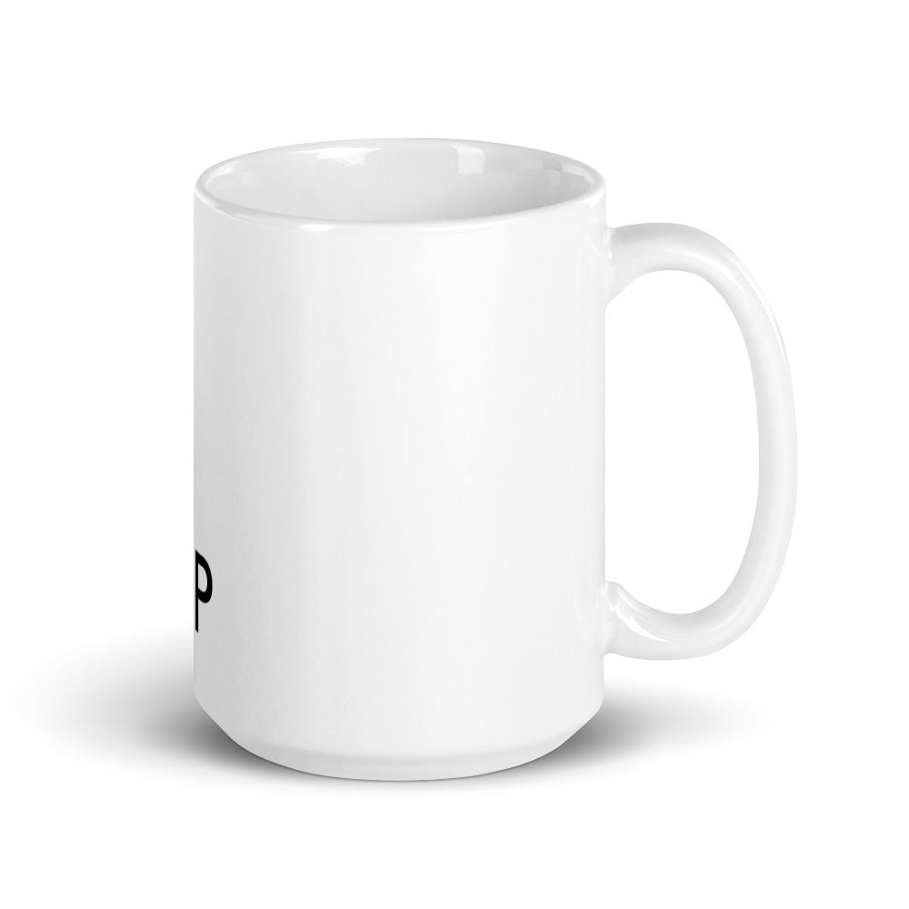 JUST STOP Statement mug