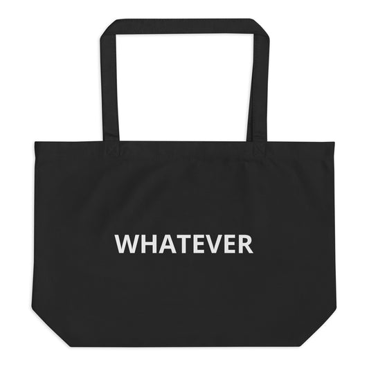 WHATEVER Large organic tote bag