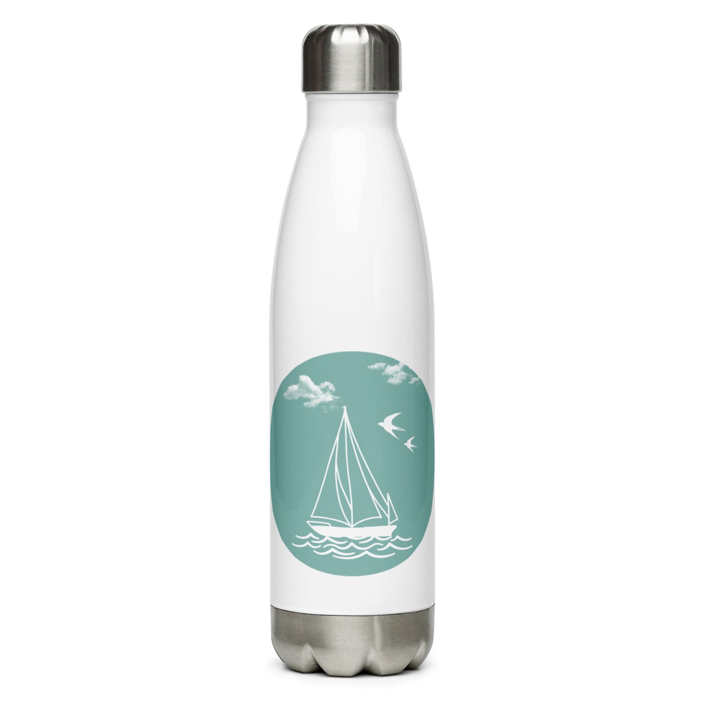 Sail Boat Stainless Steel Water Bottle