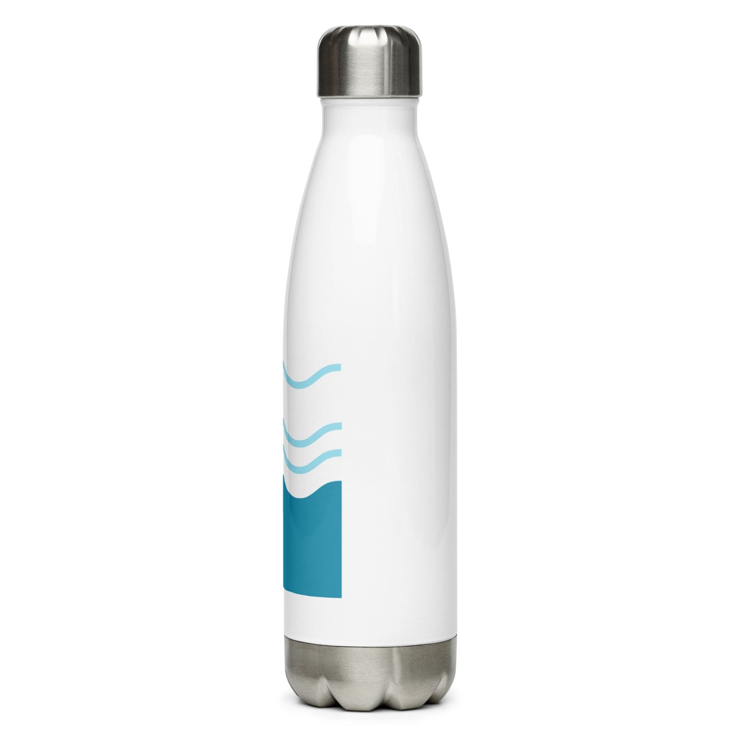 Waves Stainless Steel Water Bottle