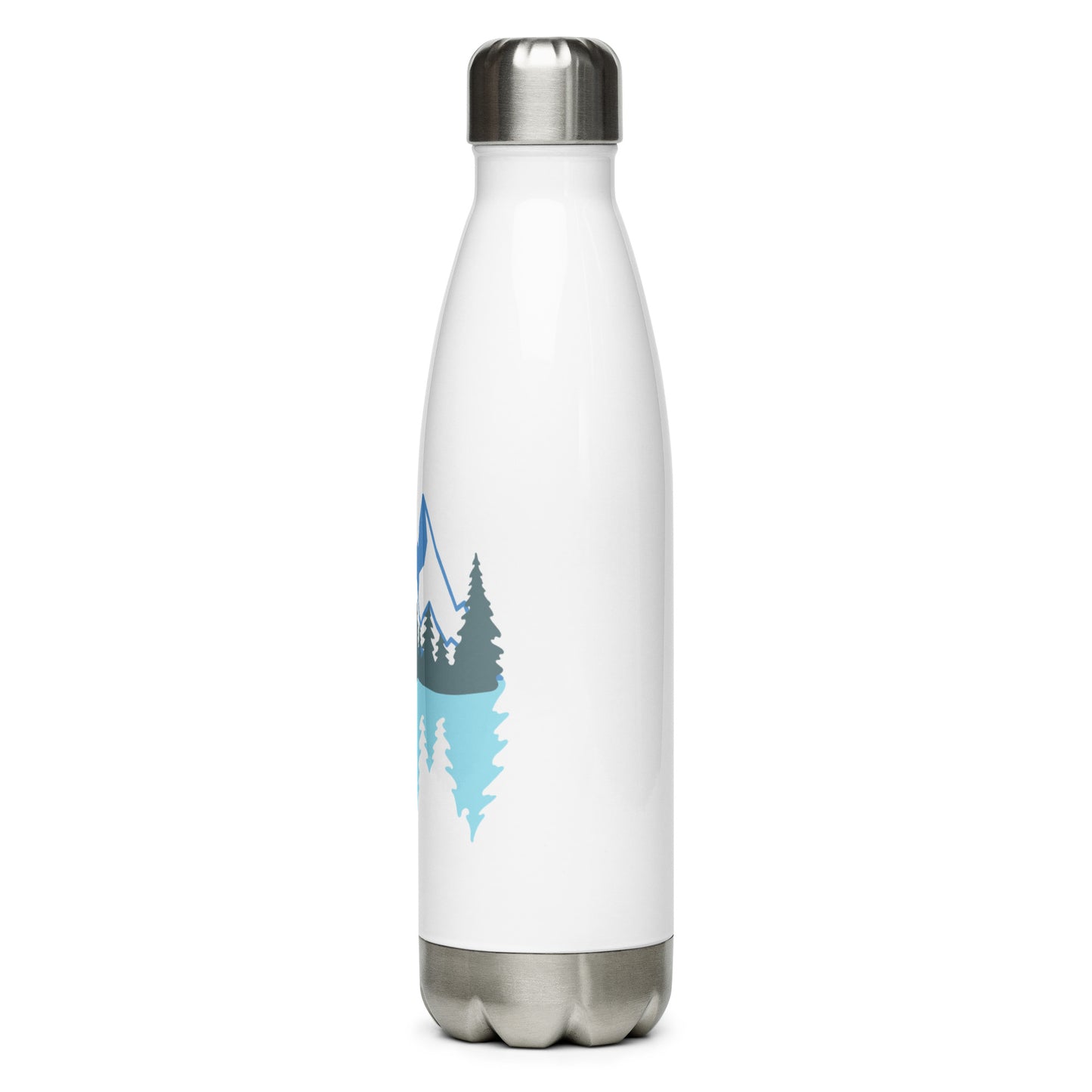 Mountain Stainless Steel Water Bottle