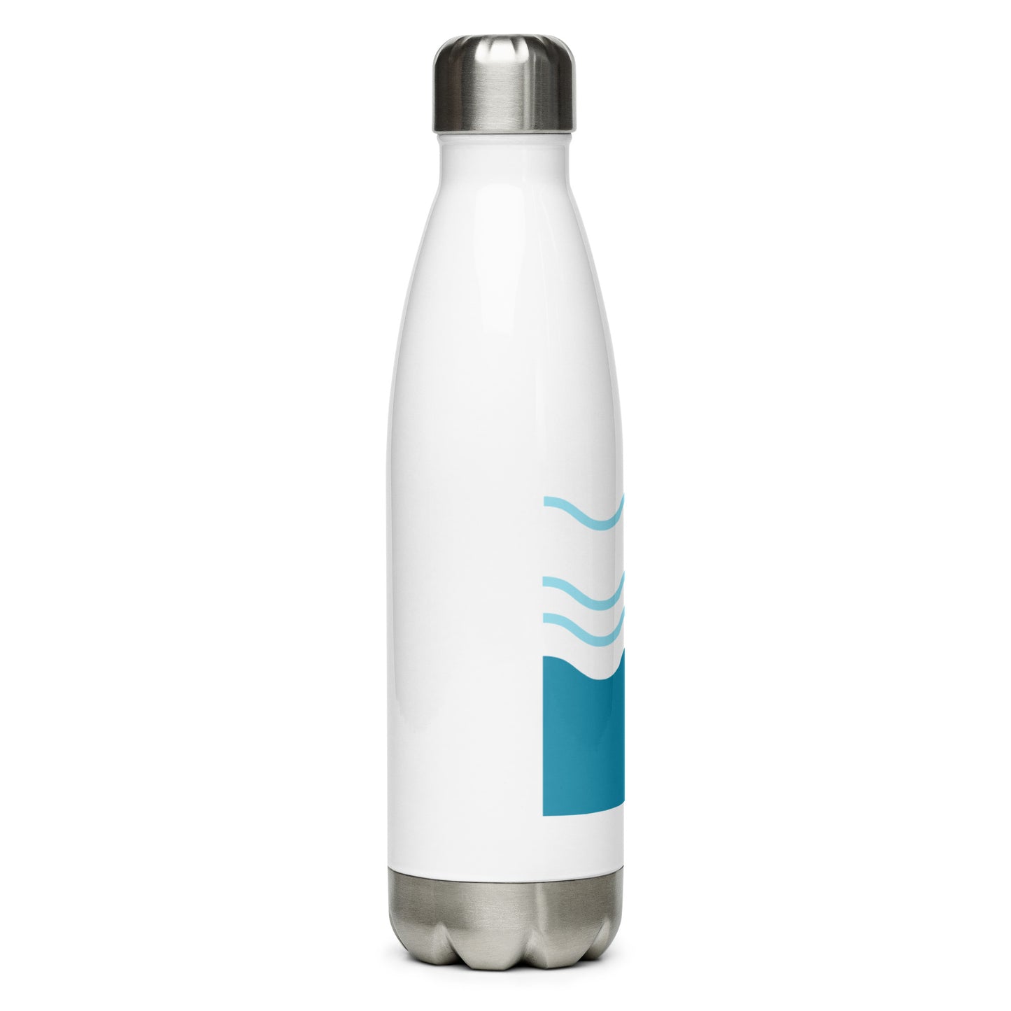 Waves Stainless Steel Water Bottle